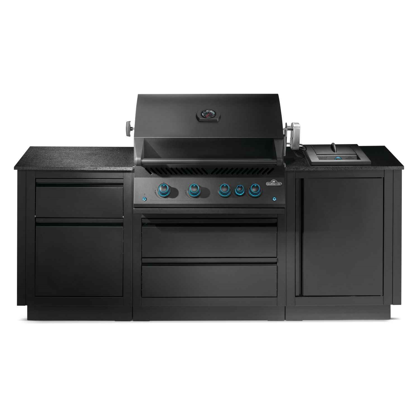Patio Outdoor Kitchen - Patio Elegance OASIS™ 300 with Built-in 700 Series 32" Gas Grill
