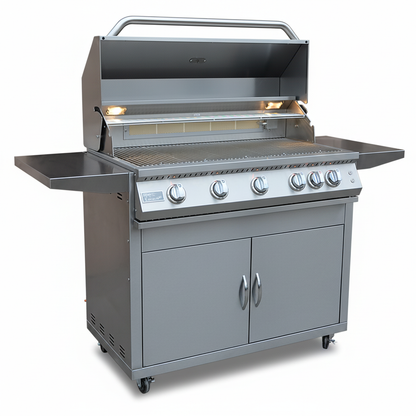 KoKoMo 40 inch 5-Burner Freestanding Grill on white background
